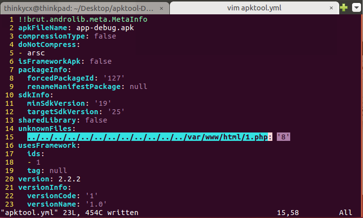 config-unknownFiles